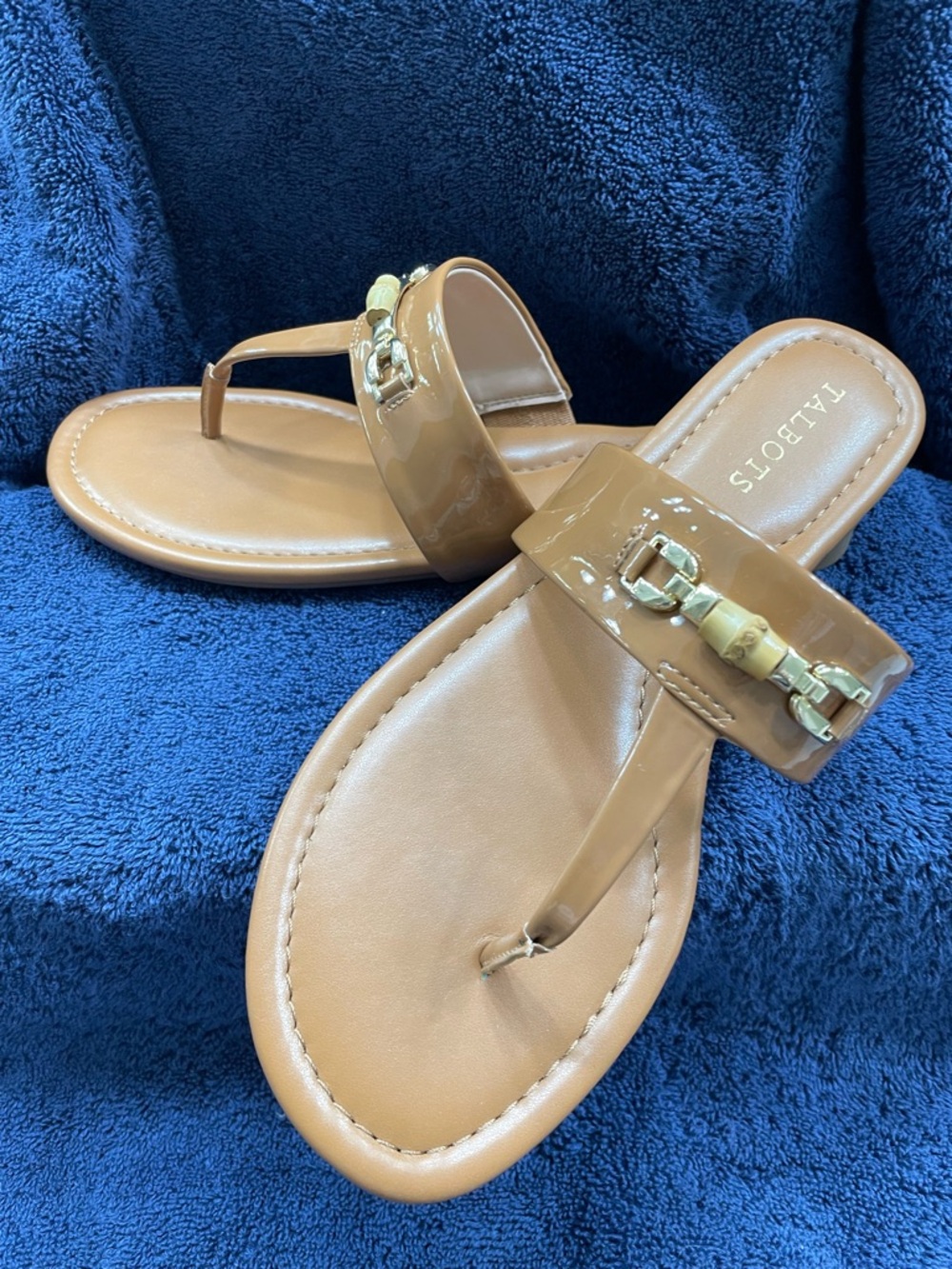 Talbots’s Tan Patten GIA Sandal - Picture 4 of 6